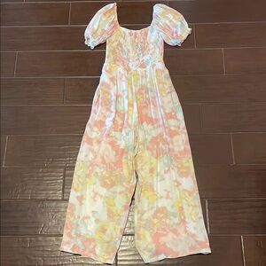 Floral Puff Sleeve Jumper